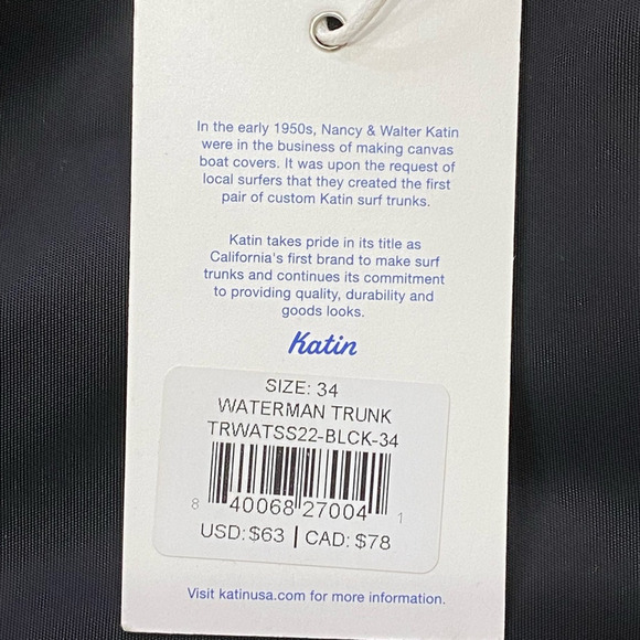 Katin Black Board Shorts - Picture 7 of 12